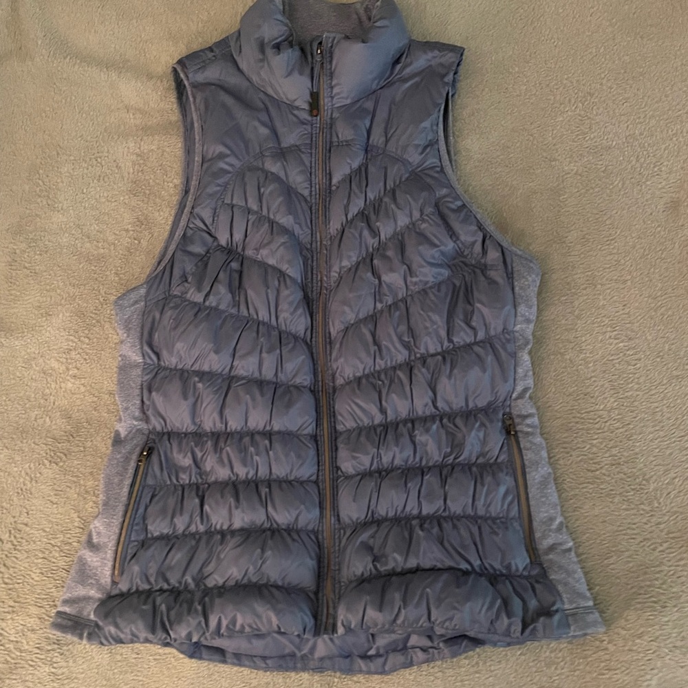 Tangerine Blue puffy vest